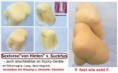 Frauenkörpernachbildung (Torso) mit weichem Silikon-Saugglockeneinsatz
